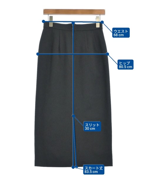 green label relaxing（グリーンレーベルリラクシング）ロング・マキシ丈スカート 黒 サイズ:38(M位) レディース/2200656918027