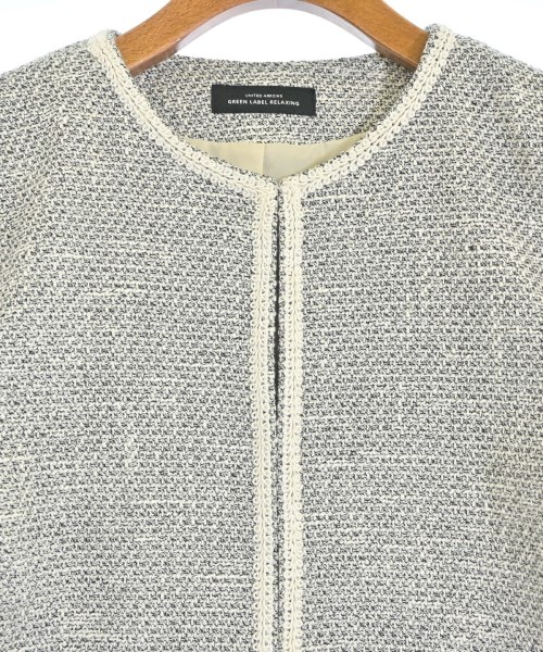 green label relaxing（グリーンレーベルリラクシング）ノーカラージャケット 白 サイズ:38(M位) レディース/2200659915030