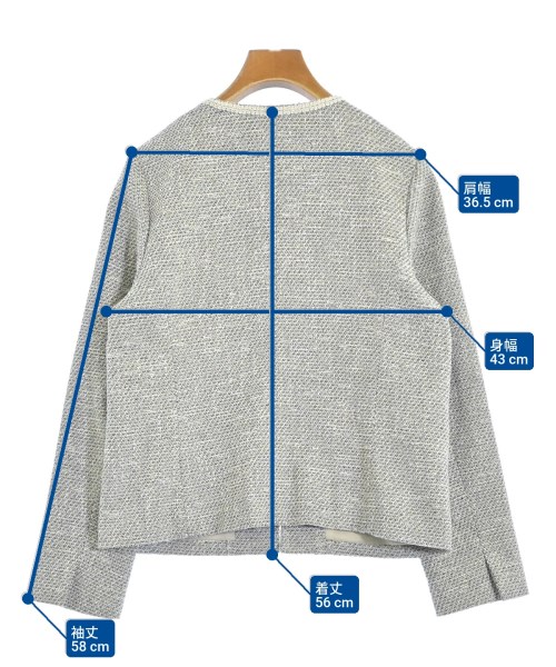 green label relaxing（グリーンレーベルリラクシング）ノーカラージャケット 白 サイズ:38(M位) レディース/2200659915030