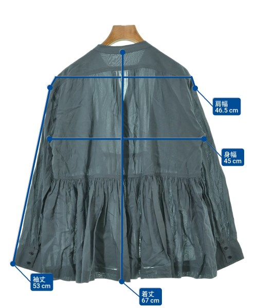 green label relaxing（グリーンレーベルリラクシング）ブラウス 青 サイズ:F レディース/2200659414090