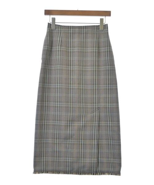 green label relaxing(グリーンレーベルリラクシング)ロング・マキシ丈スカート 紫 サイズ:36(S位)/2200663910014