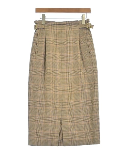 green label relaxing(グリーンレーベルリラクシング)ロング・マキシ丈スカート ベージュ サイズ:36(S位)/2200659423115