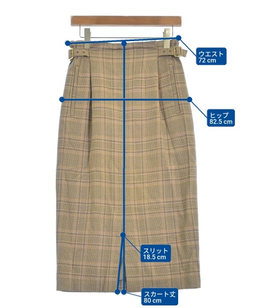 green label relaxing（グリーンレーベルリラクシング）ロング・マキシ丈スカート ベージュ サイズ:36(S位) レディース/2200659423115