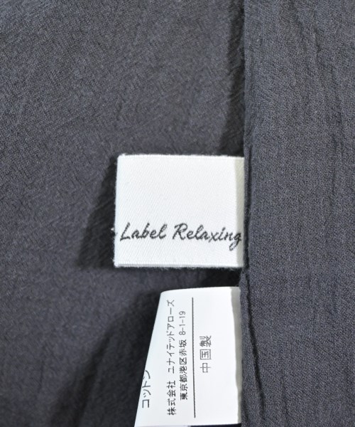 green label relaxing（グリーンレーベルリラクシング）ブラウス 黒 サイズ:F レディース/2200664602093