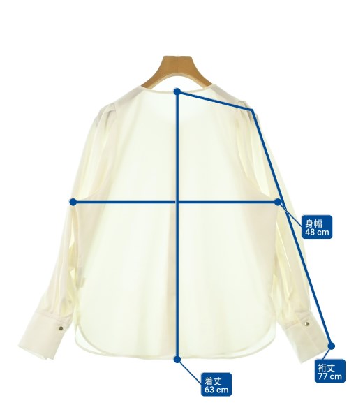 green label relaxing（グリーンレーベルリラクシング）カジュアルシャツ 白 サイズ:F レディース/2200662117056