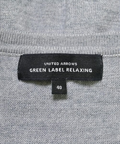 green label relaxing（グリーンレーベルリラクシング）カーディガン グレー サイズ:40(M位) レディース/2200659658111