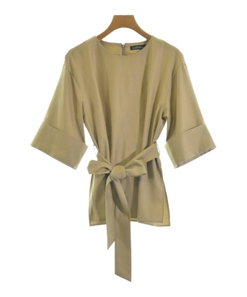 green label relaxing(グリーンレーベルリラクシング)ブラウス 茶 サイズ:F/2200662225096