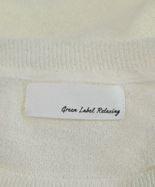 green label relaxing（グリーンレーベルリラクシング）ニット・セーター 白 サイズ:F レディース/2200665413070