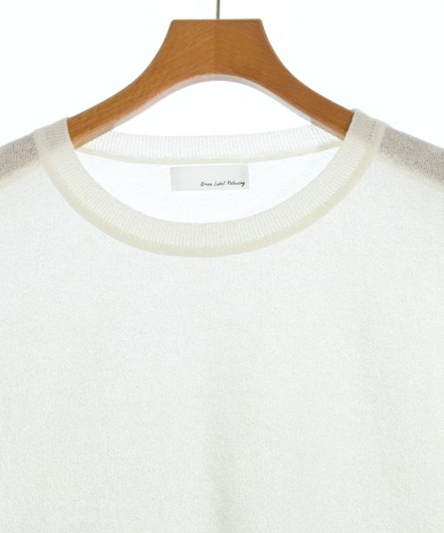 green label relaxing（グリーンレーベルリラクシング）ニット・セーター 白 サイズ:F レディース/2200665413070