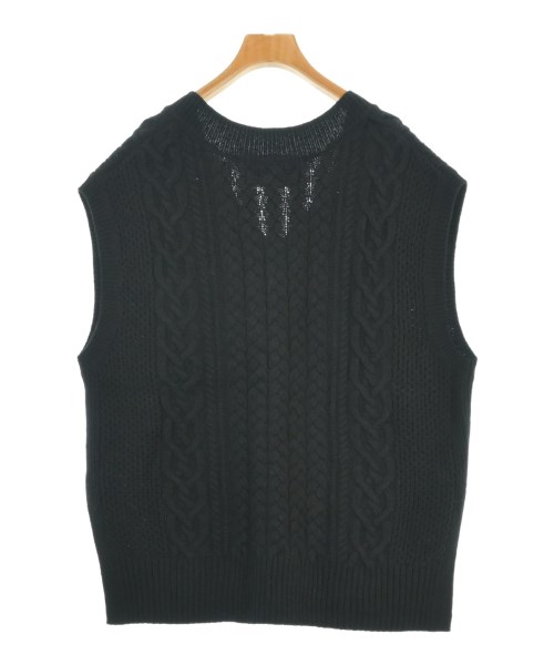 green label relaxing（グリーンレーベルリラクシング）ベスト 黒 サイズ:F レディース/2200664573089