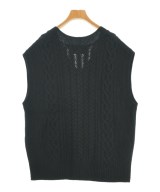 green label relaxing（グリーンレーベルリラクシング）ベスト 黒 サイズ:F レディース/2200664573089