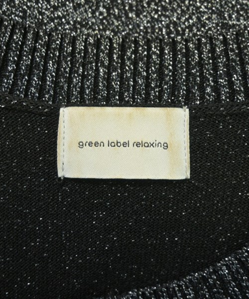 green label relaxing（グリーンレーベルリラクシング）カーディガン 黒 サイズ:F レディース/2200664573102