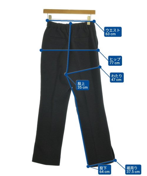 green label relaxing（グリーンレーベルリラクシング）スラックス 黒 サイズ:38(M位) レディース/2200663091102