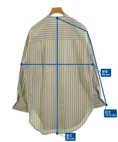 green label relaxing（グリーンレーベルリラクシング）カジュアルシャツ 茶 サイズ:F レディース/2200666281029