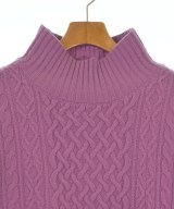 green label relaxing（グリーンレーベルリラクシング）ニット・セーター 紫 サイズ:F レディース/2200664119027