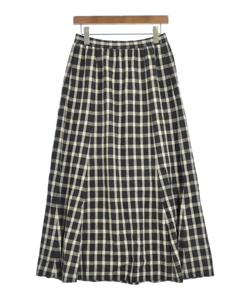 green label relaxing(グリーンレーベルリラクシング)ロング・マキシ丈スカート 黒 サイズ:F/2200664119034