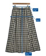 green label relaxing（グリーンレーベルリラクシング）ロング・マキシ丈スカート 黒 サイズ:F レディース/2200664119034