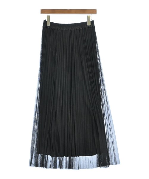 green label relaxing(グリーンレーベルリラクシング)ロング・マキシ丈スカート 黒 サイズ:F/2200664119041