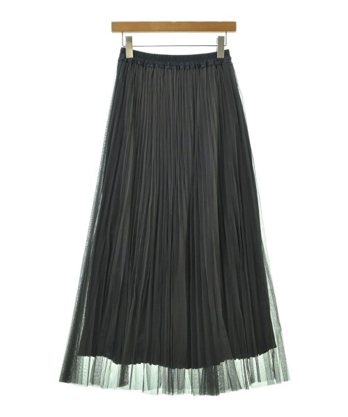 green label relaxing(グリーンレーベルリラクシング)ロング・マキシ丈スカート グレー サイズ:L/2200666262035