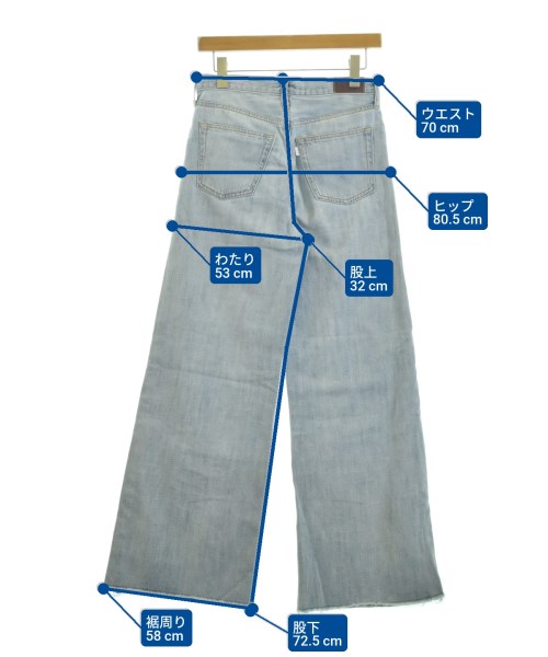 green label relaxing（グリーンレーベルリラクシング）デニムパンツ 青 サイズ:TL(L位) レディース/2200666262042