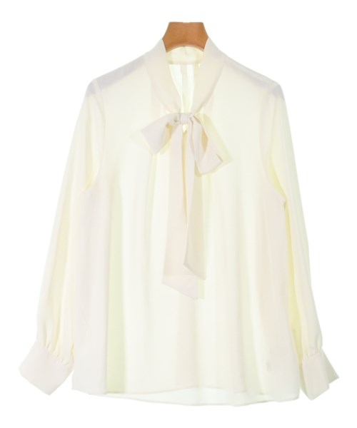 green label relaxing(グリーンレーベルリラクシング)ブラウス 白 サイズ:F/2200666717122