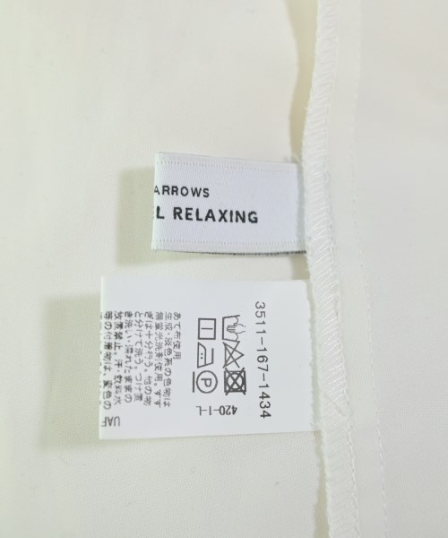 green label relaxing（グリーンレーベルリラクシング）ブラウス 白 サイズ:F レディース/2200666717122