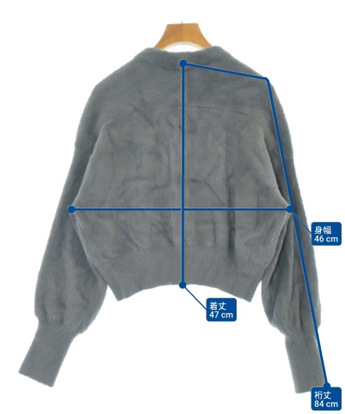 green label relaxing（グリーンレーベルリラクシング）カーディガン グレー サイズ:F レディース/2200662143055