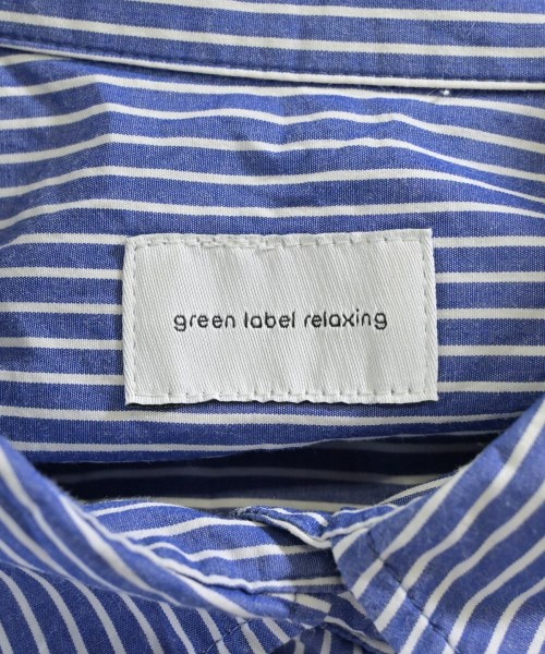 green label relaxing（グリーンレーベルリラクシング）カジュアルシャツ 青 サイズ:-(M位) レディース/2200662867081