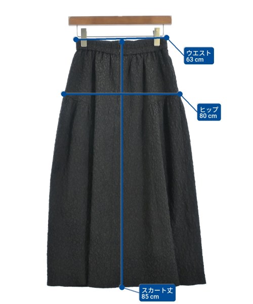 green label relaxing（グリーンレーベルリラクシング）ロング・マキシ丈スカート 黒 サイズ:-(M位) レディース/2200663914098