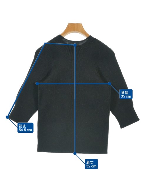 green label relaxing（グリーンレーベルリラクシング）ニット・セーター 黒 サイズ:-(XS位) レディース/2200664514037