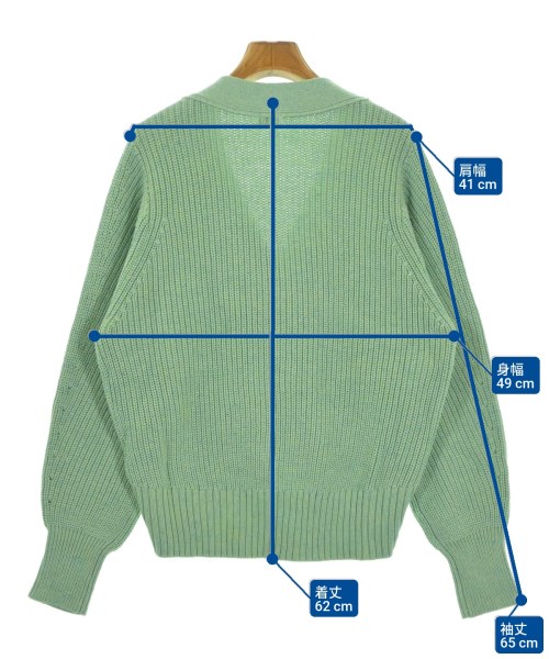 green label relaxing（グリーンレーベルリラクシング）カーディガン 緑 サイズ:F レディース/2200666573025