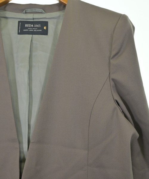 green label relaxing（グリーンレーベルリラクシング）ノーカラージャケット グレー サイズ:38(M位) レディース/2200663200030