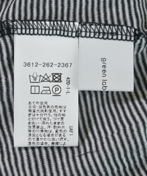 green label relaxing（グリーンレーベルリラクシング）Tシャツ・カットソー 黒 サイズ:-(M位) レディース/2200663804078