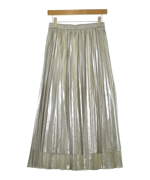 green label relaxing（グリーンレーベルリラクシング）ロング・マキシ丈スカート シルバー サイズ:-(M位) レディース/2200663863051