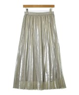 green label relaxing（グリーンレーベルリラクシング）ロング・マキシ丈スカート シルバー サイズ:-(M位) レディース/2200663863051