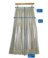 green label relaxing（グリーンレーベルリラクシング）ロング・マキシ丈スカート シルバー サイズ:-(M位) レディース/2200663863051