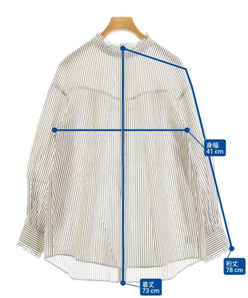 green label relaxing（グリーンレーベルリラクシング）ブラウス 白 サイズ:F レディース/2200667258037