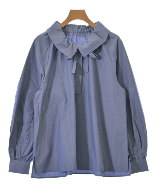 green label relaxing(グリーンレーベルリラクシング)ブラウス 青 サイズ:F/2200663739080