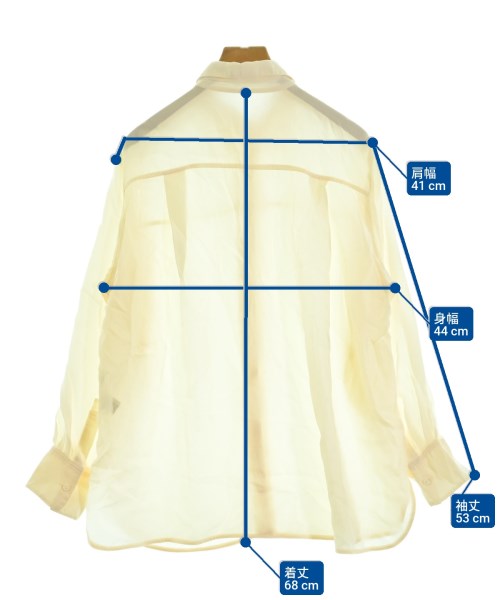 green label relaxing（グリーンレーベルリラクシング）カジュアルシャツ 白 サイズ:F レディース/2200664148225