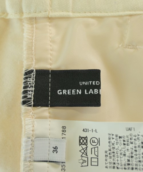 green label relaxing（グリーンレーベルリラクシング）スラックス 白 サイズ:36(S位) レディース/2200658879036