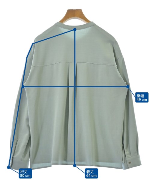 green label relaxing（グリーンレーベルリラクシング）カジュアルシャツ 緑 サイズ:F レディース/2200665695070