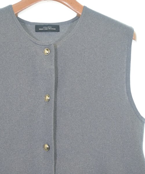 green label relaxing（グリーンレーベルリラクシング）ベスト グレー サイズ:-(M位) レディース/2200668222013
