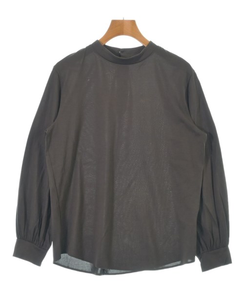 green label relaxing(グリーンレーベルリラクシング)ブラウス 茶 サイズ:F/2200668407106