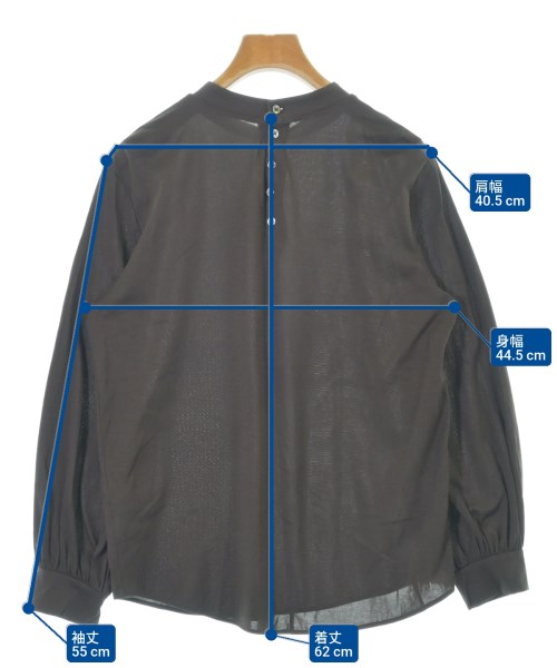 green label relaxing（グリーンレーベルリラクシング）ブラウス 茶 サイズ:F レディース/2200668407106