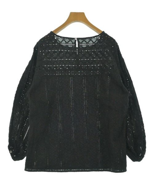 green label relaxing（グリーンレーベルリラクシング）ブラウス 黒 サイズ:F レディース/2200664468071