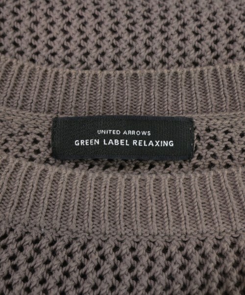 green label relaxing（グリーンレーベルリラクシング）ニット・セーター グレー サイズ:F レディース/2200665671012