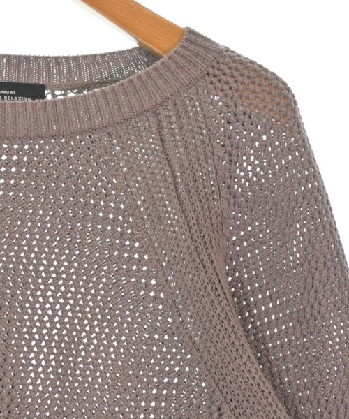 green label relaxing（グリーンレーベルリラクシング）ニット・セーター グレー サイズ:F レディース/2200665671012