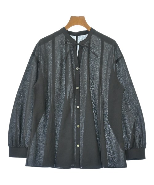 green label relaxing(グリーンレーベルリラクシング)ブラウス 黒 サイズ:F/2200666177186