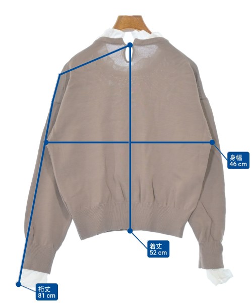 green label relaxing（グリーンレーベルリラクシング）ニット・セーター 茶 サイズ:-(M位) レディース/2200666762054