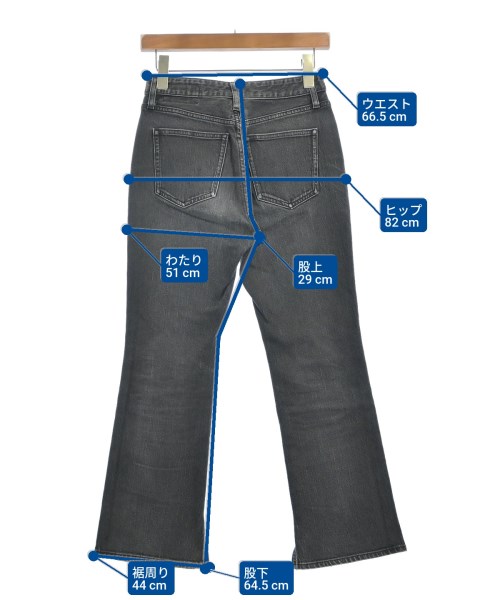 green label relaxing（グリーンレーベルリラクシング）デニムパンツ 黒 サイズ:36(S位) レディース/2200667859142